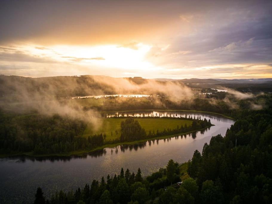 Вилла Langroesta; Ruime Blokhut Grenzend Aan Bos Хагфорс Экстерьер фото
