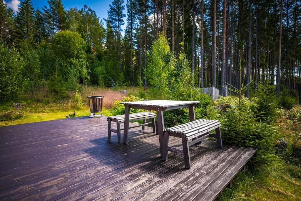 Вилла Langroesta; Ruime Blokhut Grenzend Aan Bos Хагфорс Экстерьер фото
